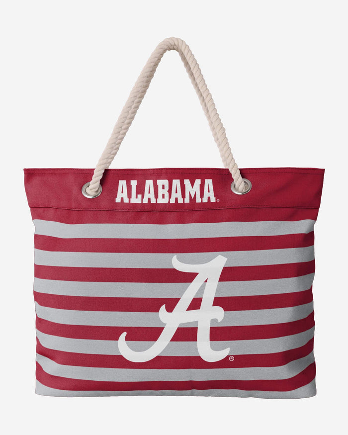 Alabama Crimson Tide Nautical Stripe Tote Bag FOCO - FOCO.com