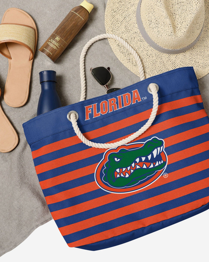 Florida Gators Nautical Stripe Tote Bag FOCO - FOCO.com