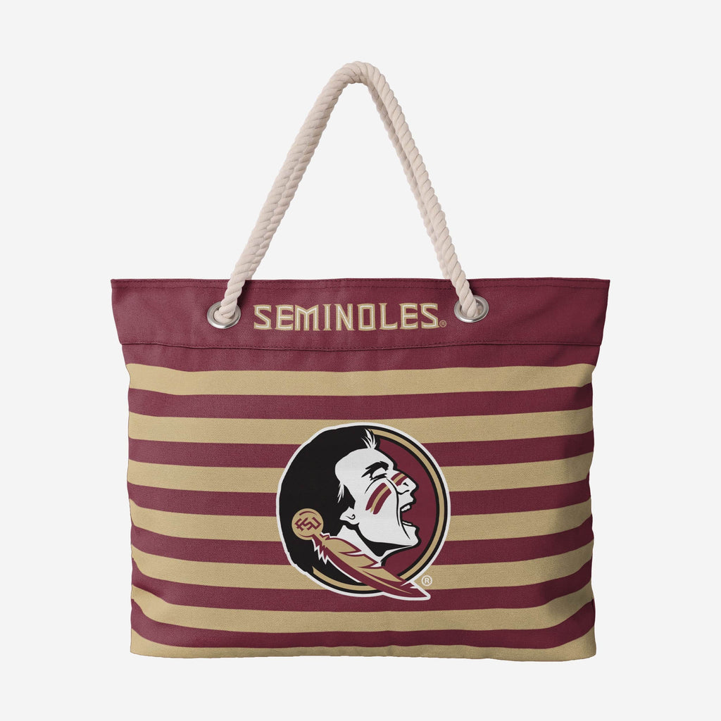 Florida State Seminoles Nautical Stripe Tote Bag FOCO - FOCO.com