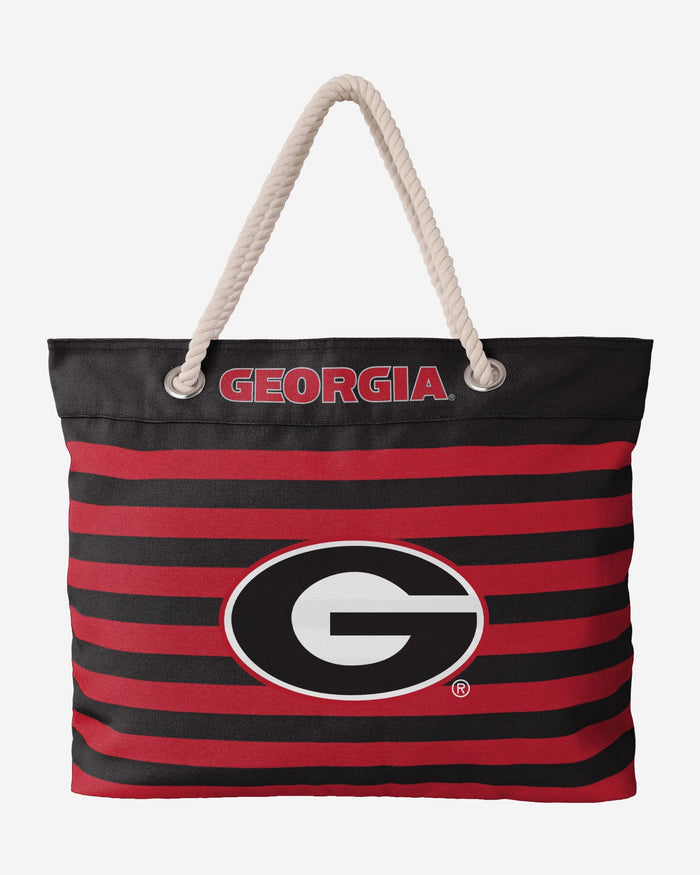 Georgia Bulldogs Nautical Stripe Tote Bag FOCO - FOCO.com