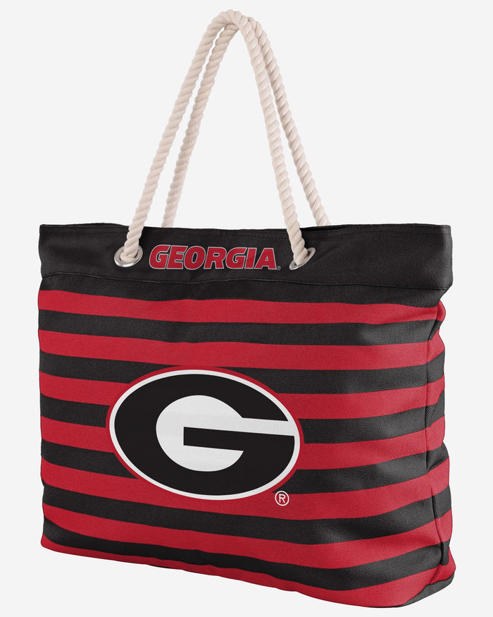 Georgia Bulldogs Nautical Stripe Tote Bag FOCO - FOCO.com