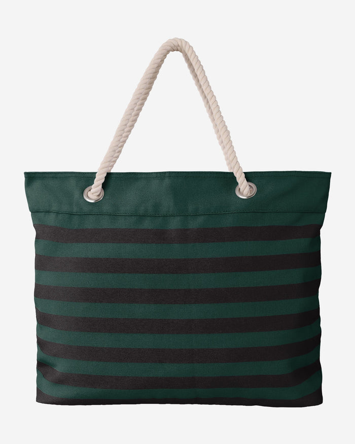 Michigan State Spartans Nautical Stripe Tote Bag FOCO - FOCO.com