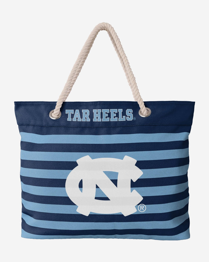 North Carolina Tar Heels Nautical Stripe Tote Bag FOCO - FOCO.com