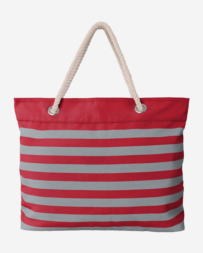 Ohio State Buckeyes Nautical Stripe Tote Bag FOCO - FOCO.com