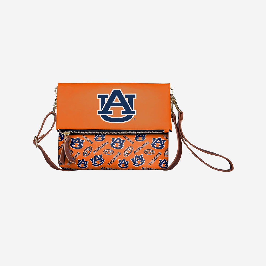 Auburn Tigers Printed Collection Foldover Tote Bag FOCO - FOCO.com