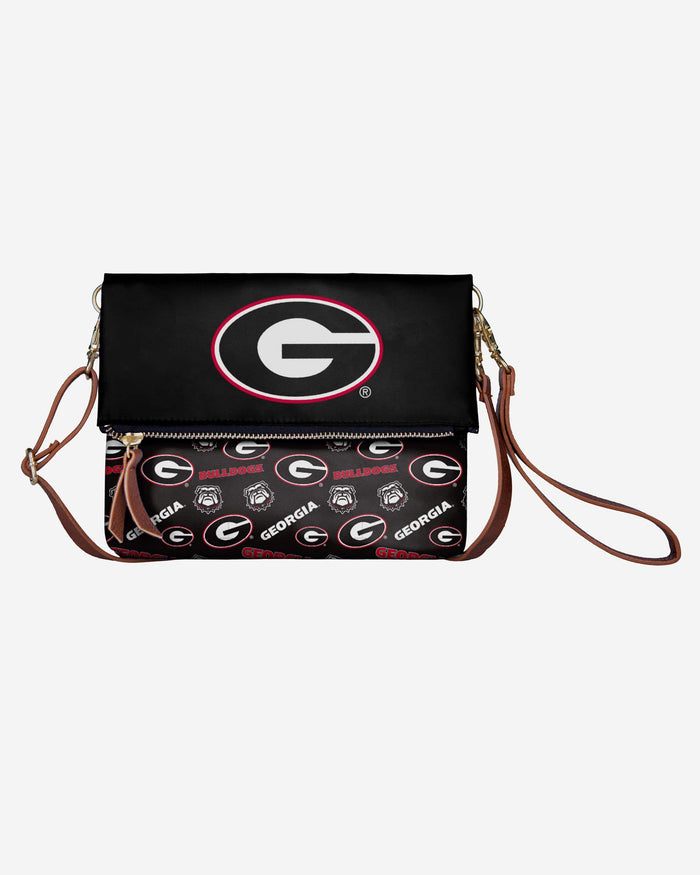 Georgia Bulldogs Printed Collection Foldover Tote Bag FOCO - FOCO.com