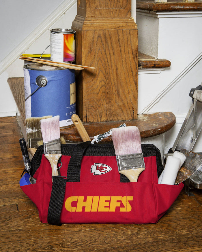 Kansas City Chiefs Big Logo Tool Bag FOCO - FOCO.com