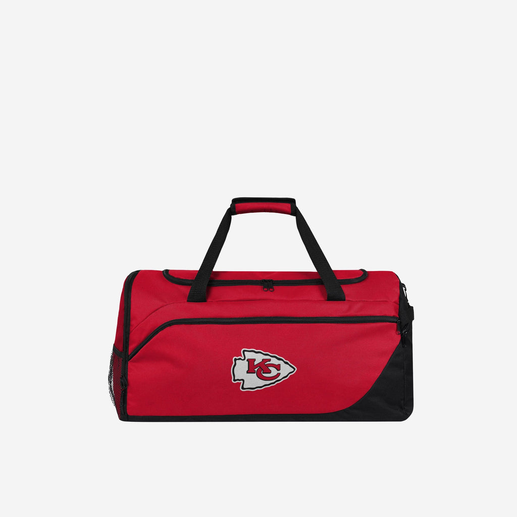 Kansas City Chiefs Solid Big Logo Duffle Bag FOCO - FOCO.com