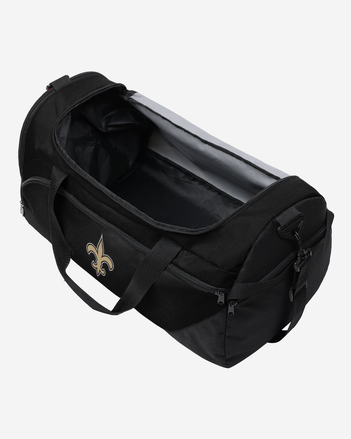 New Orleans Saints Solid Big Logo Duffle Bag FOCO - FOCO.com