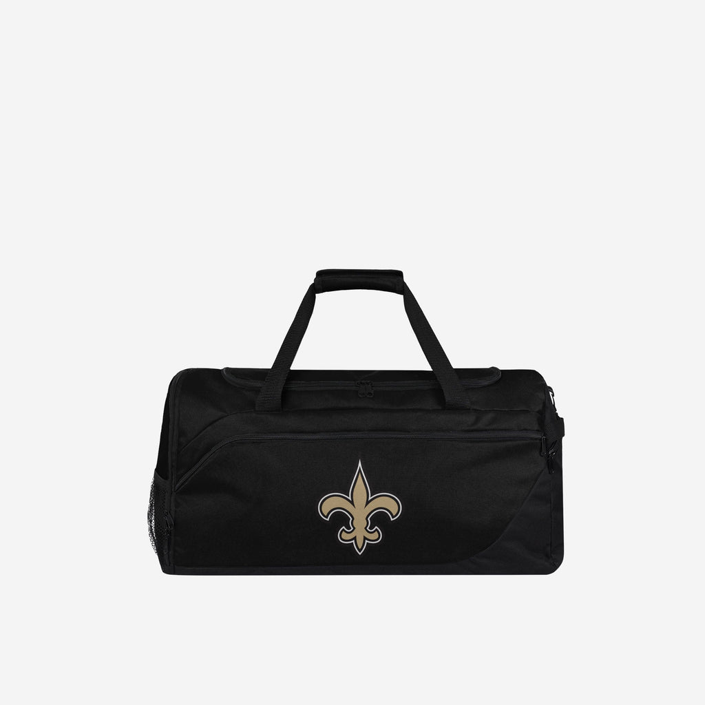 New Orleans Saints Solid Big Logo Duffle Bag FOCO - FOCO.com