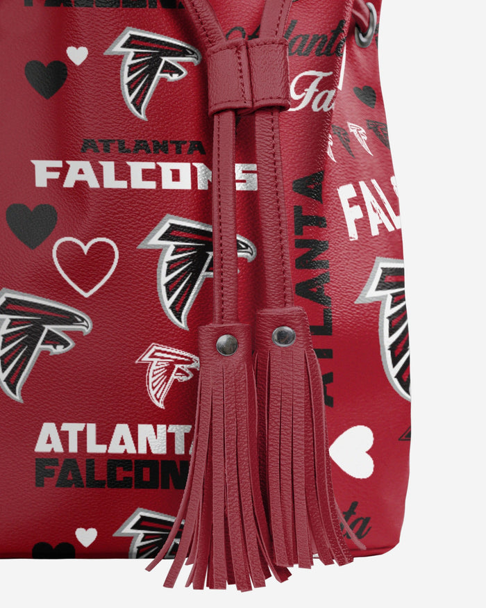 Atlanta Falcons Logo Love Cinch Purse FOCO - FOCO.com