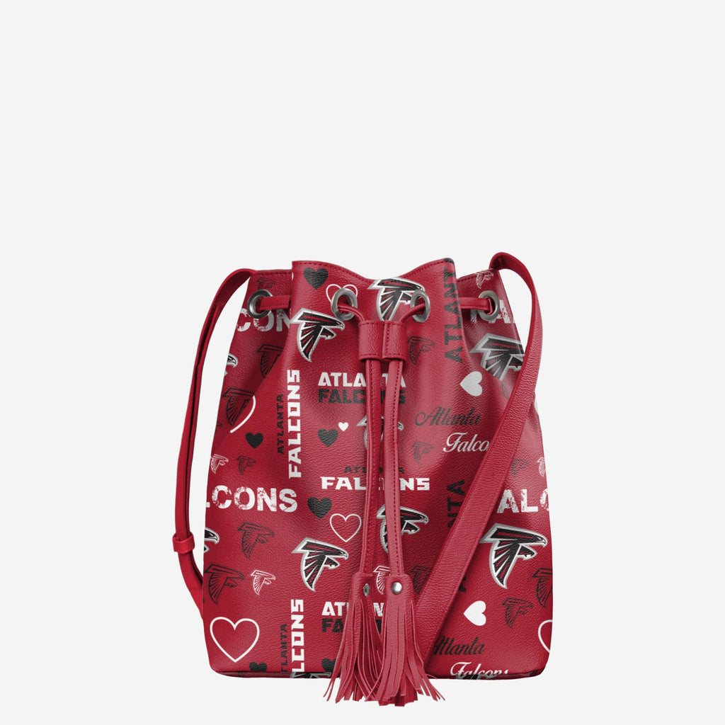 Atlanta Falcons Logo Love Cinch Purse FOCO - FOCO.com