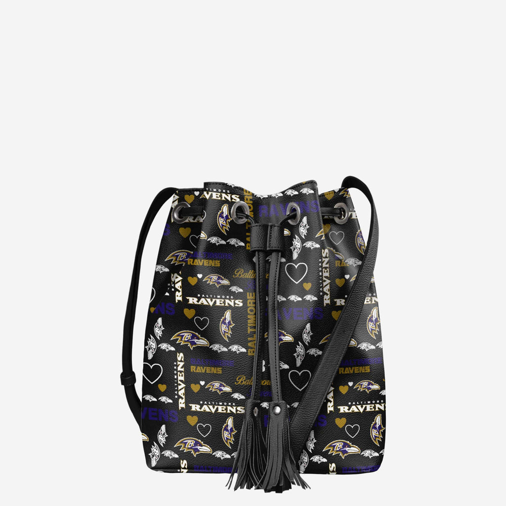 Baltimore Ravens Logo Love Cinch Purse FOCO - FOCO.com