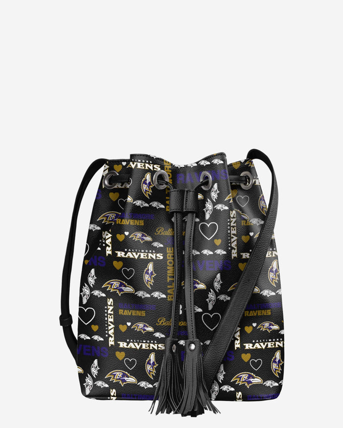 Baltimore Ravens Logo Love Cinch Purse FOCO - FOCO.com