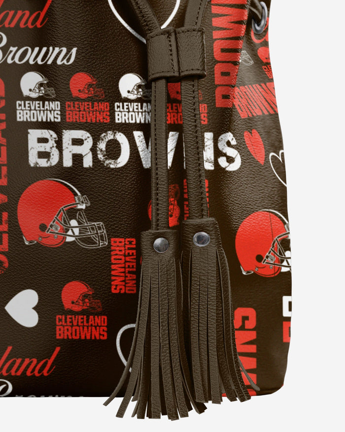 Cleveland Browns Logo Love Cinch Purse FOCO - FOCO.com