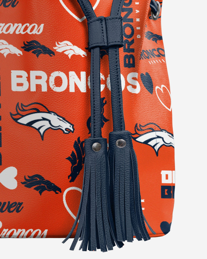 Denver Broncos Logo Love Cinch Purse FOCO - FOCO.com