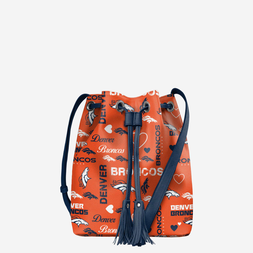 Denver Broncos Logo Love Cinch Purse FOCO - FOCO.com