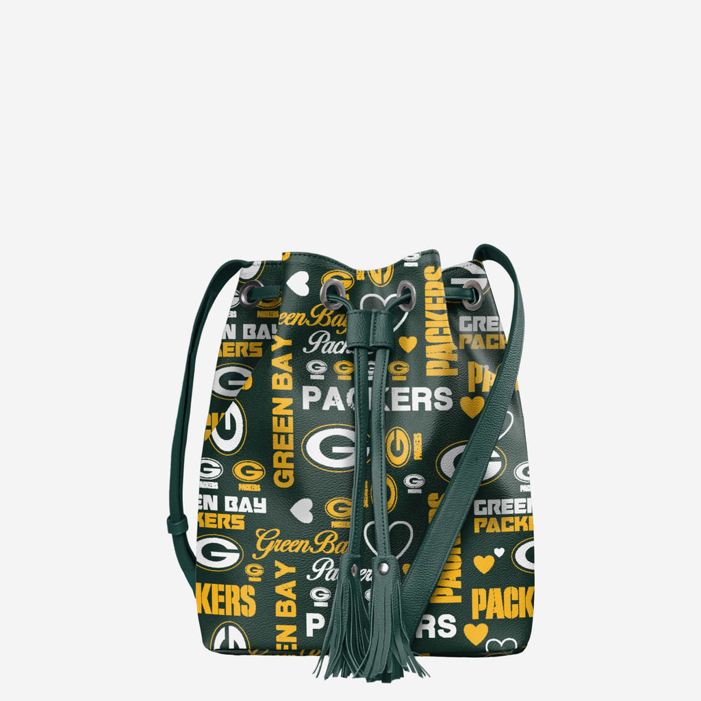 Green Bay Packers Logo Love Cinch Purse FOCO - FOCO.com