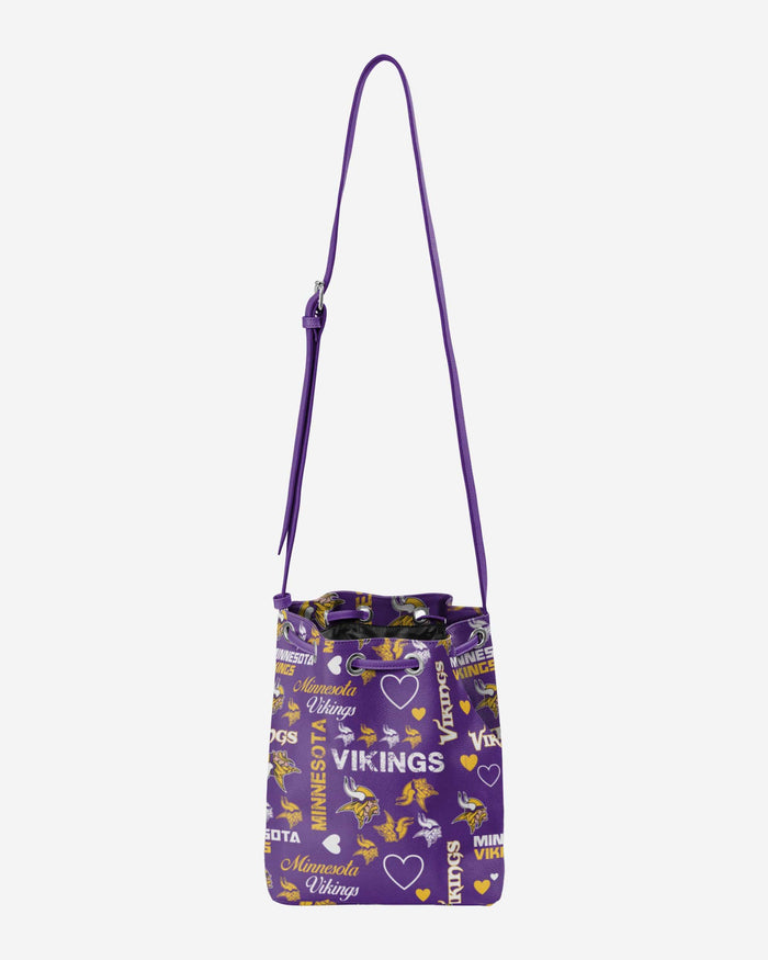 Minnesota Vikings Logo Love Cinch Purse FOCO - FOCO.com