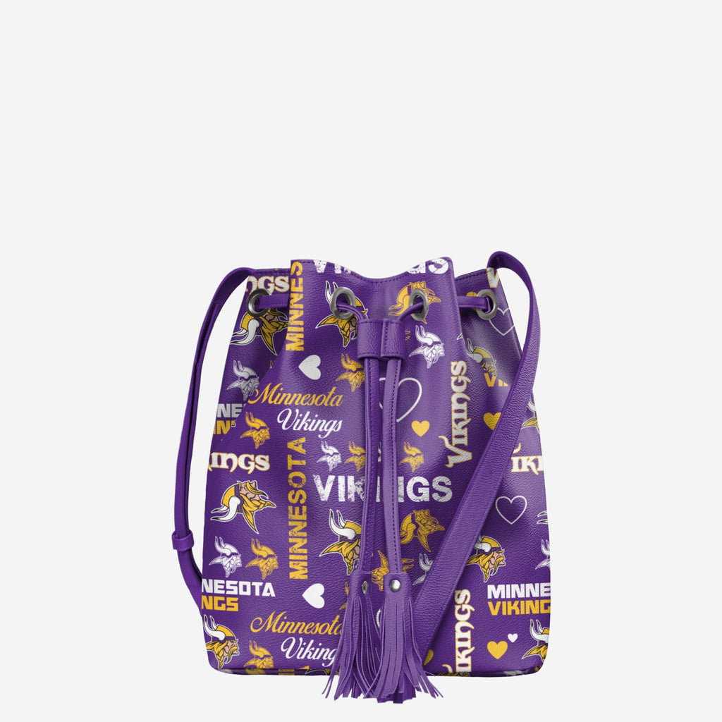 Minnesota Vikings Logo Love Cinch Purse FOCO - FOCO.com