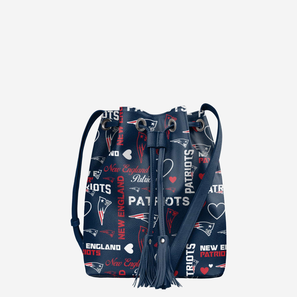 New England Patriots Logo Love Cinch Purse FOCO - FOCO.com