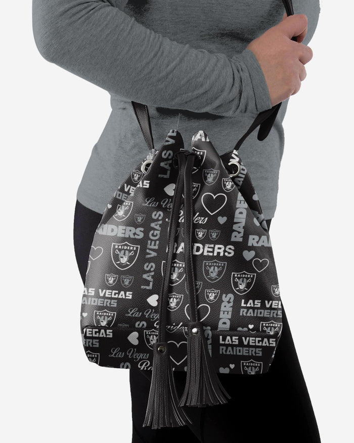 Las Vegas Raiders Logo Love Cinch Purse FOCO - FOCO.com