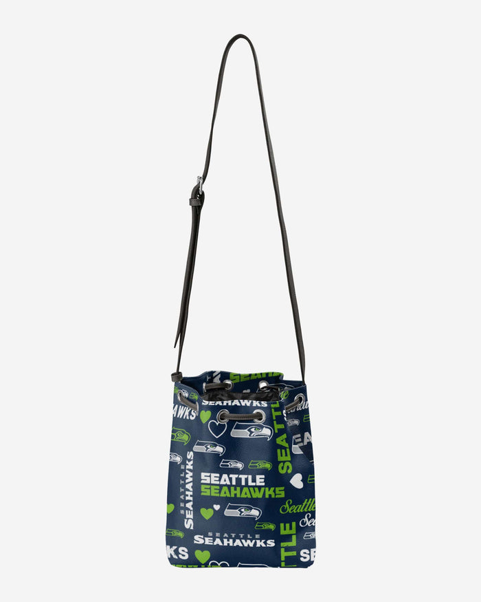 Seattle Seahawks Logo Love Cinch Purse FOCO - FOCO.com