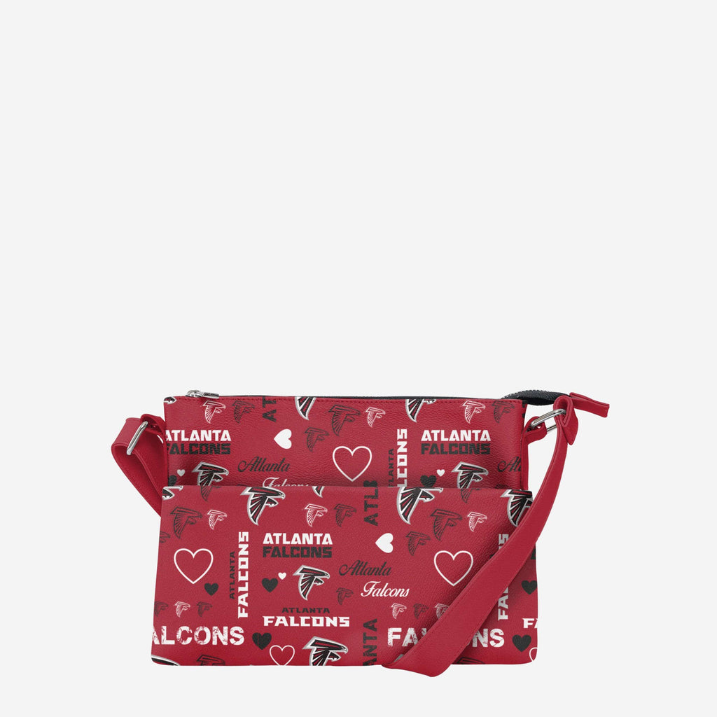 Atlanta Falcons Logo Love Crossbody Purse FOCO - FOCO.com