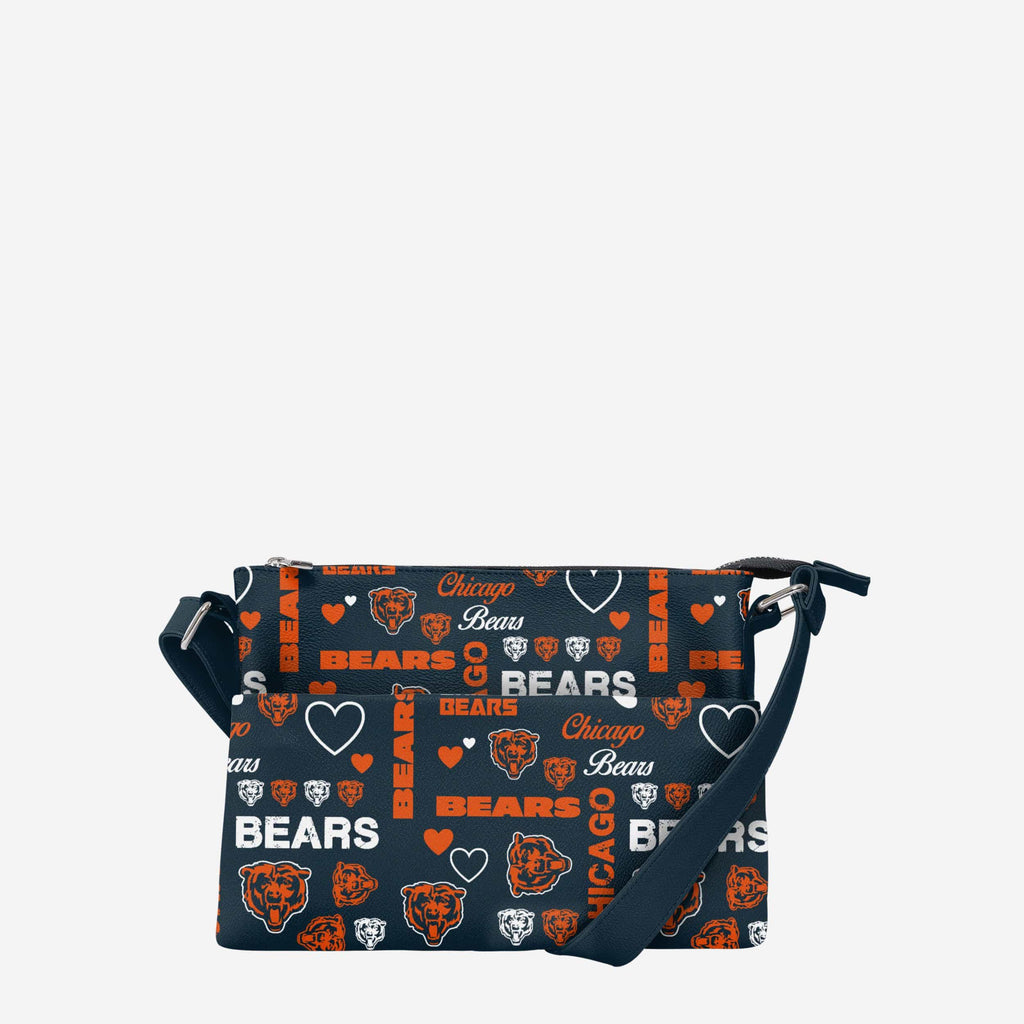 Chicago Bears Logo Love Crossbody Purse FOCO - FOCO.com