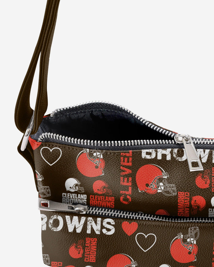 Cleveland Browns Logo Love Crossbody Purse FOCO - FOCO.com