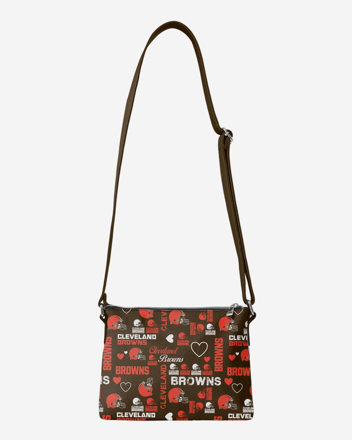 Cleveland Browns Logo Love Crossbody Purse FOCO - FOCO.com