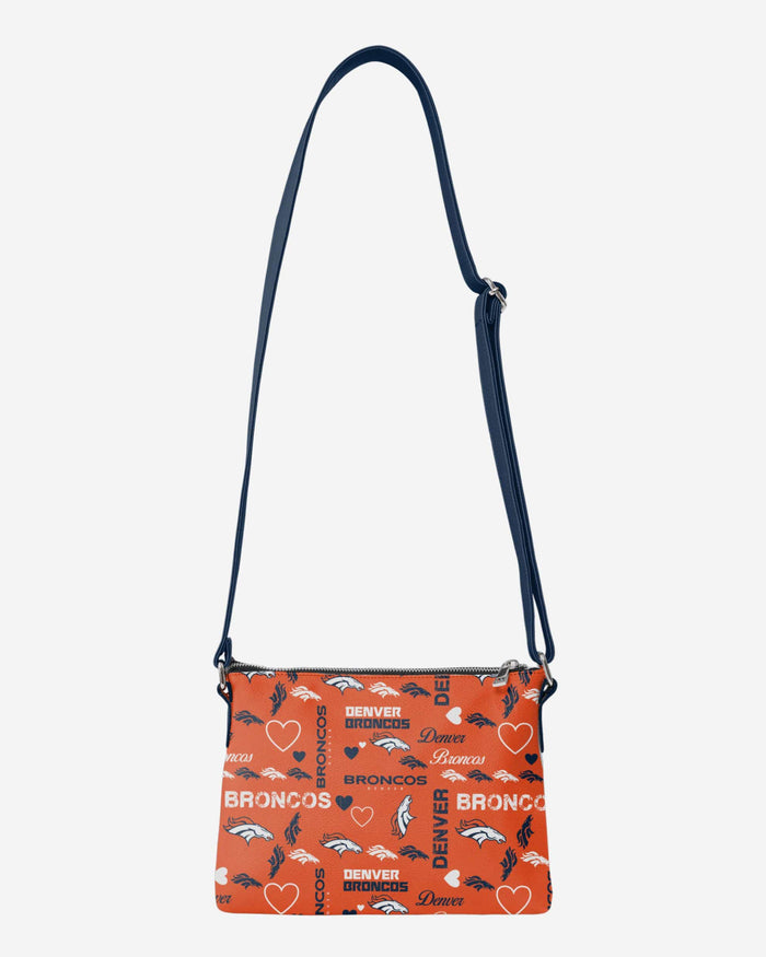 Denver Broncos Logo Love Crossbody Purse FOCO - FOCO.com