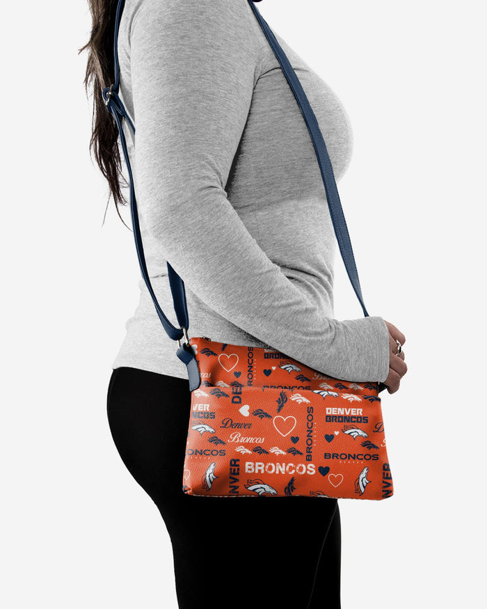 Denver Broncos Logo Love Crossbody Purse FOCO - FOCO.com