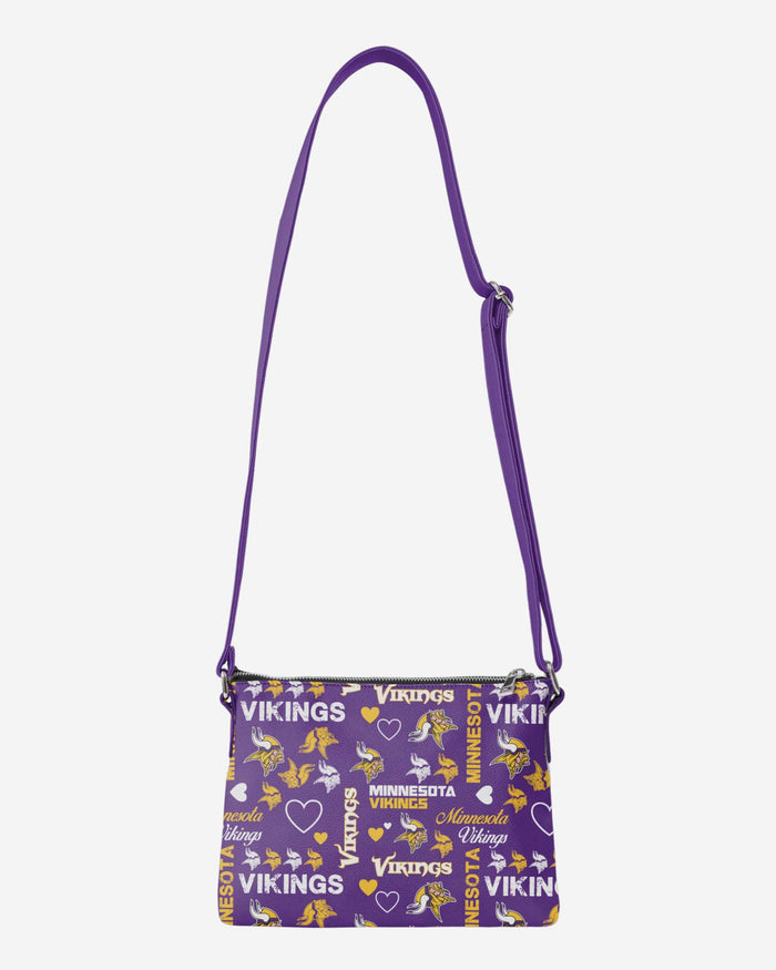 Minnesota Vikings Logo Love Crossbody Purse FOCO - FOCO.com