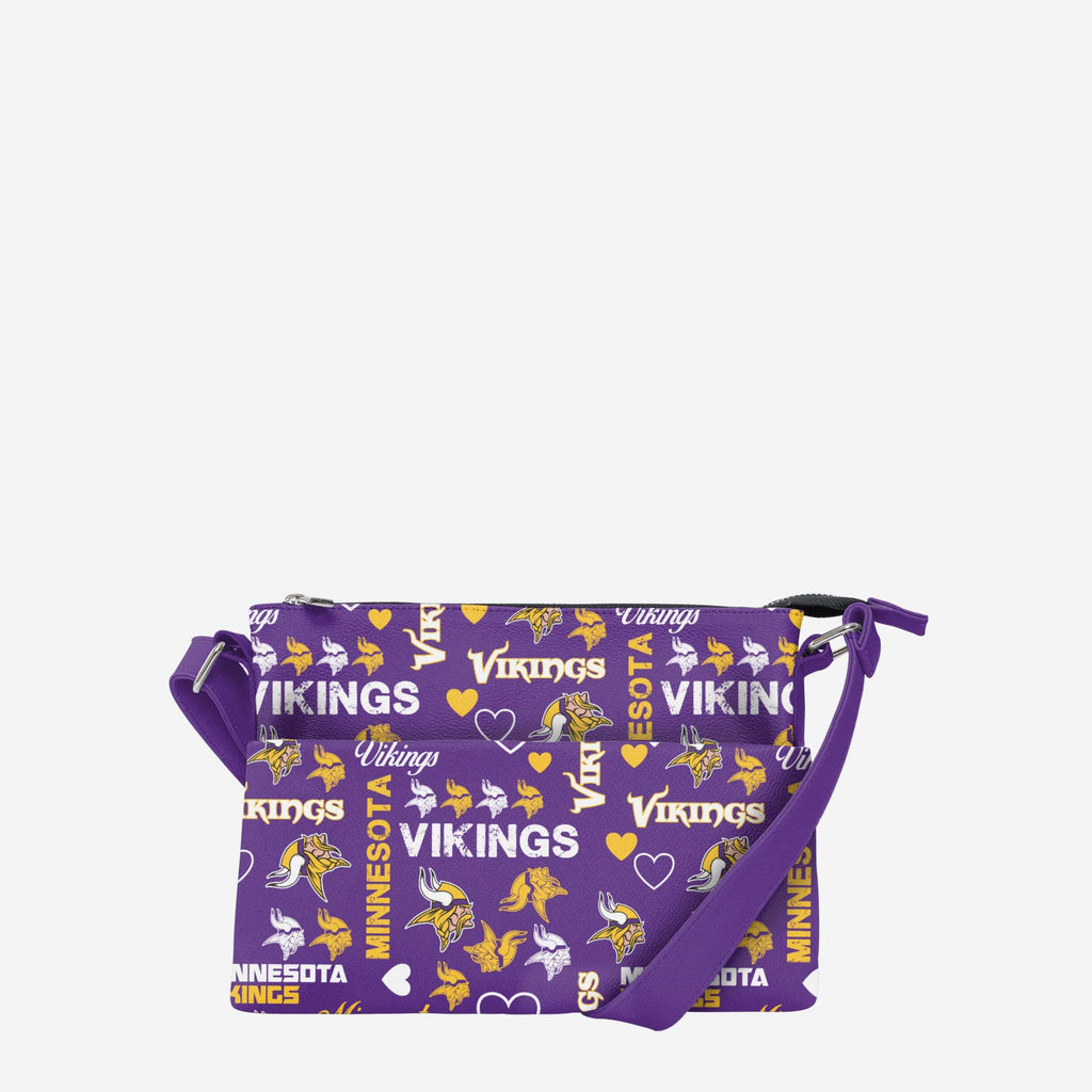 Minnesota Vikings Logo Love Crossbody Purse FOCO - FOCO.com