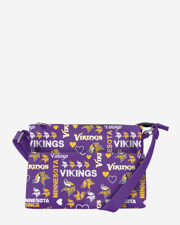 Minnesota Vikings Logo Love Crossbody Purse FOCO - FOCO.com