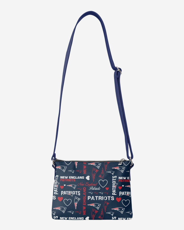 New England Patriots Logo Love Crossbody Purse FOCO - FOCO.com