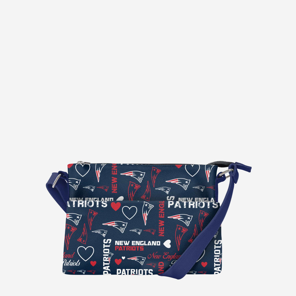 New England Patriots Logo Love Crossbody Purse FOCO - FOCO.com