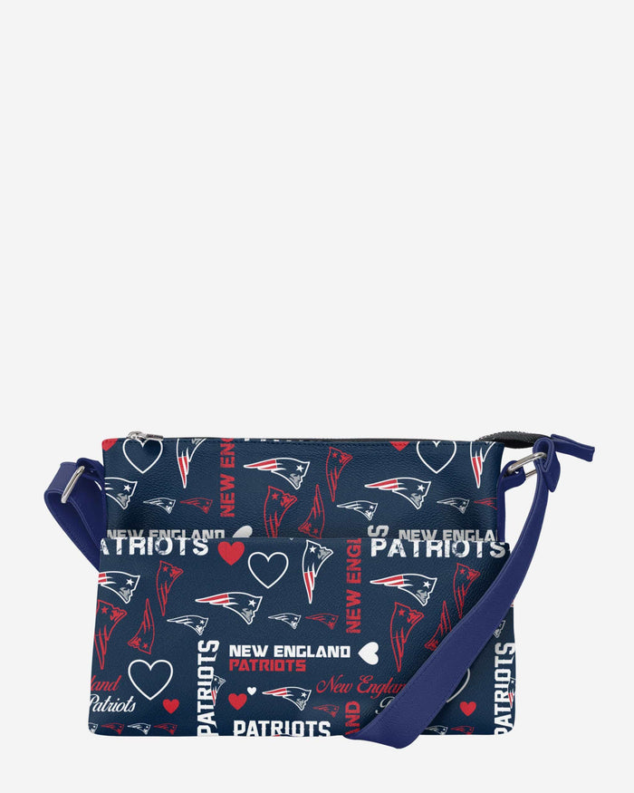 New England Patriots Logo Love Crossbody Purse FOCO - FOCO.com