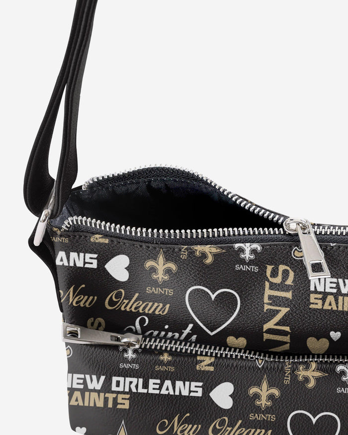 New Orleans Saints Logo Love Crossbody Purse FOCO - FOCO.com