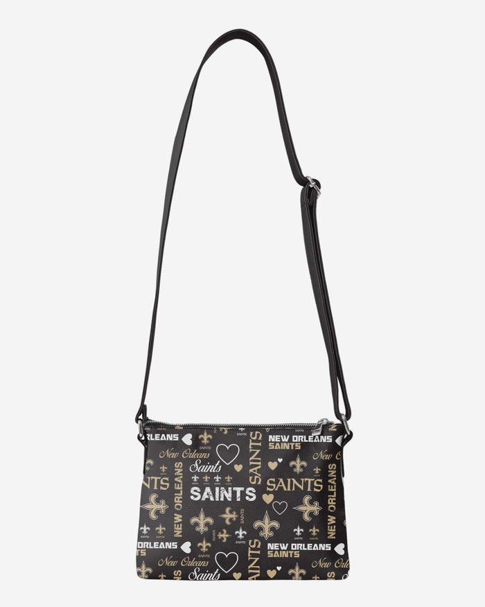 New Orleans Saints Logo Love Crossbody Purse FOCO - FOCO.com