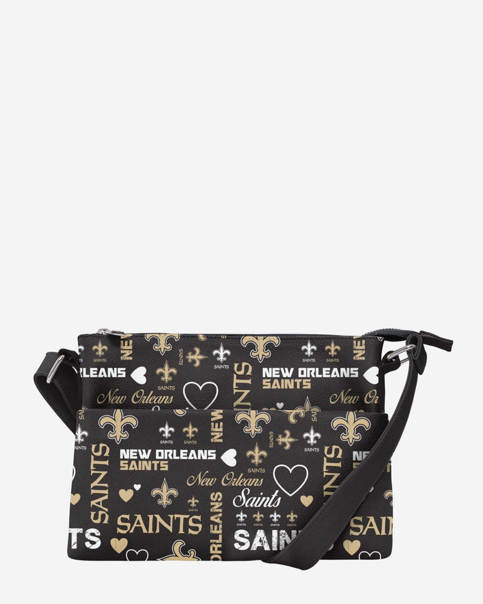 New Orleans Saints Logo Love Crossbody Purse FOCO - FOCO.com