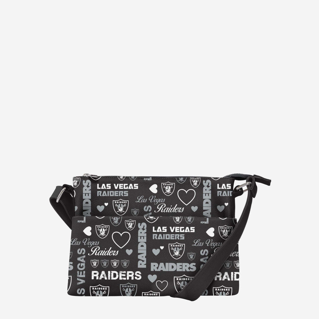 Las Vegas Raiders Logo Love Crossbody Purse FOCO - FOCO.com