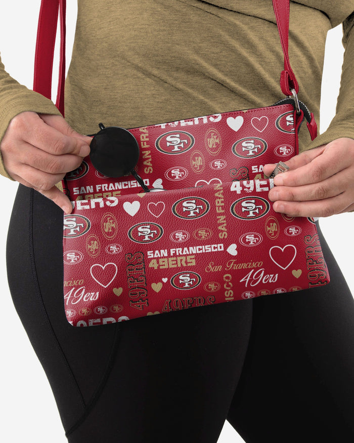 San Francisco 49ers Logo Love Crossbody Purse FOCO - FOCO.com