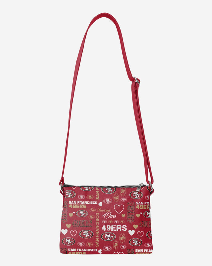 San Francisco 49ers Logo Love Crossbody Purse FOCO - FOCO.com