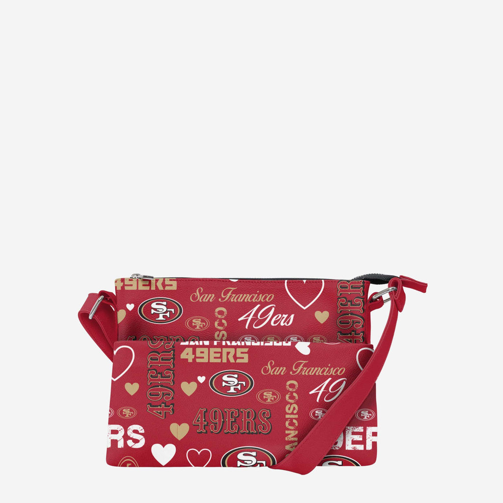 San Francisco 49ers Logo Love Crossbody Purse FOCO - FOCO.com