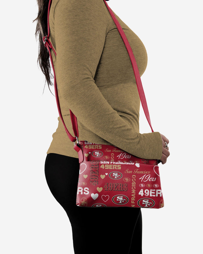 San Francisco 49ers Logo Love Crossbody Purse FOCO - FOCO.com