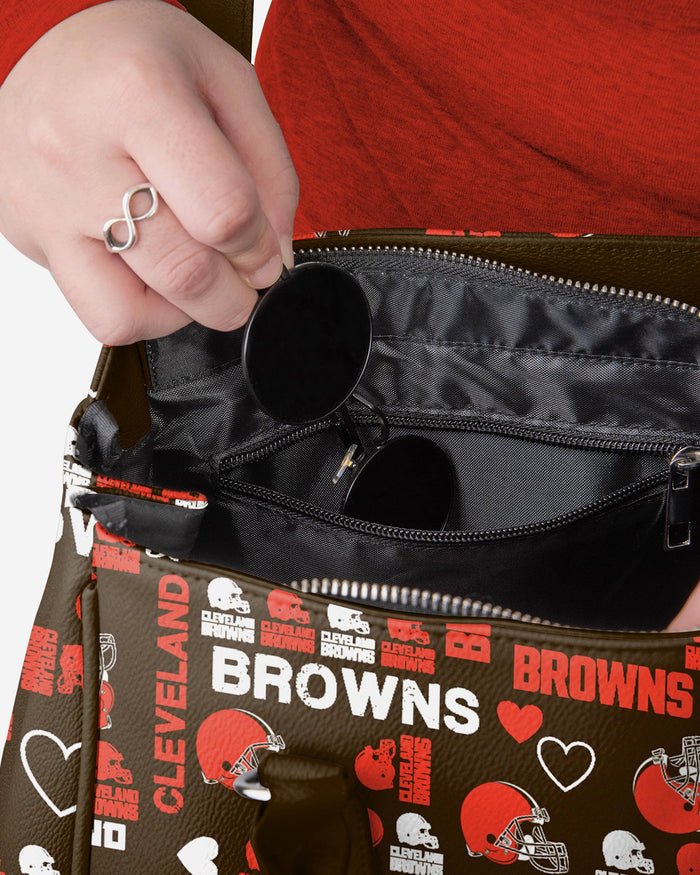 Cleveland Browns Logo Love Purse FOCO - FOCO.com