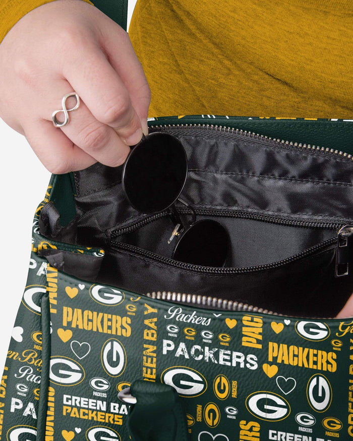 Green Bay Packers Logo Love Purse FOCO - FOCO.com