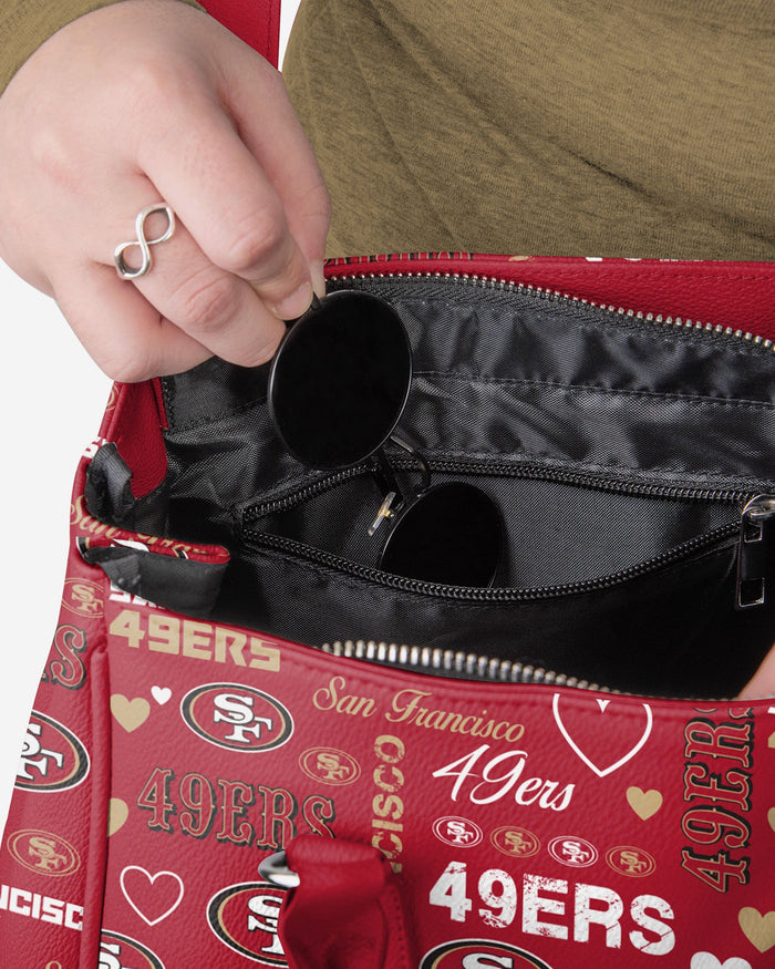 San Francisco 49ers Logo Love Purse FOCO - FOCO.com